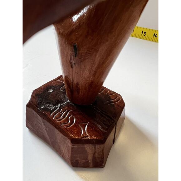 Folk Art Wood Carved Birds on a Tree Vintage Early 20th Century Sculpture Retro - Picture 9 of 16